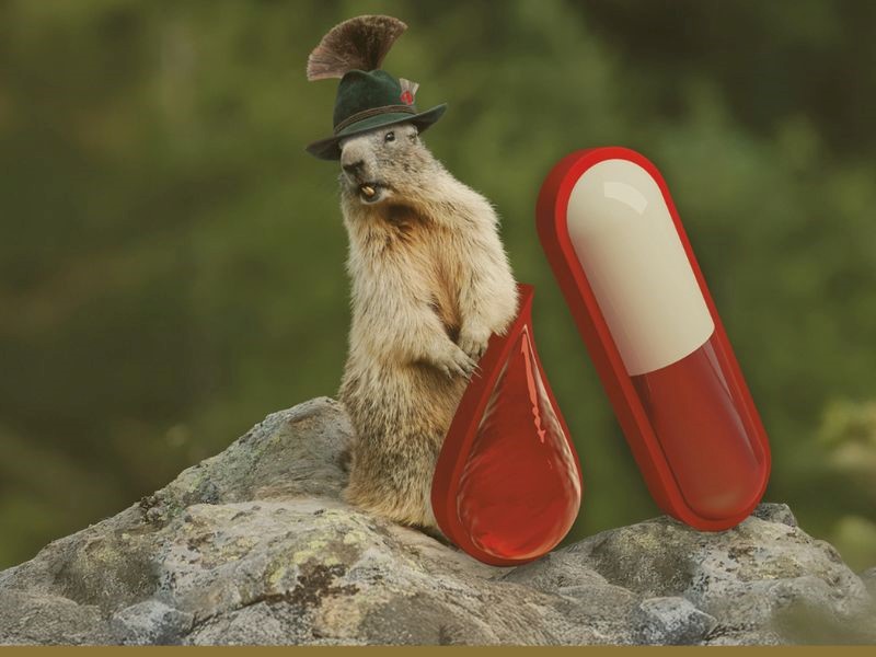 Murmeltier mit großem A